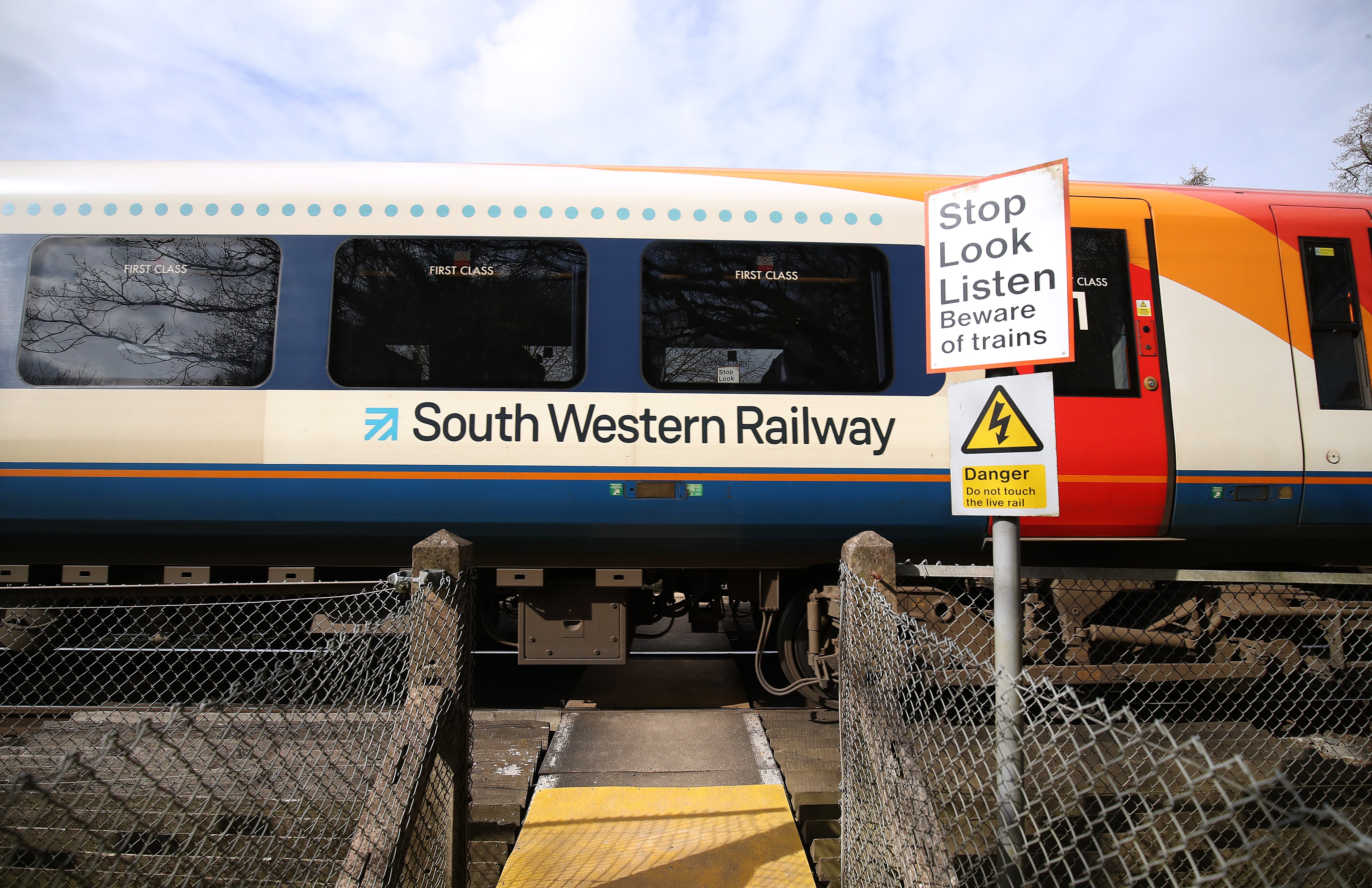 Britain’s railways have around 3,000 private crossings (Andrew Matthews/PA)