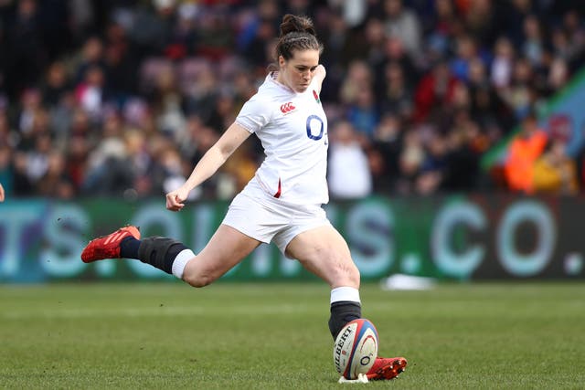 <p>Emily Scarratt has returned as though she never went away</p>