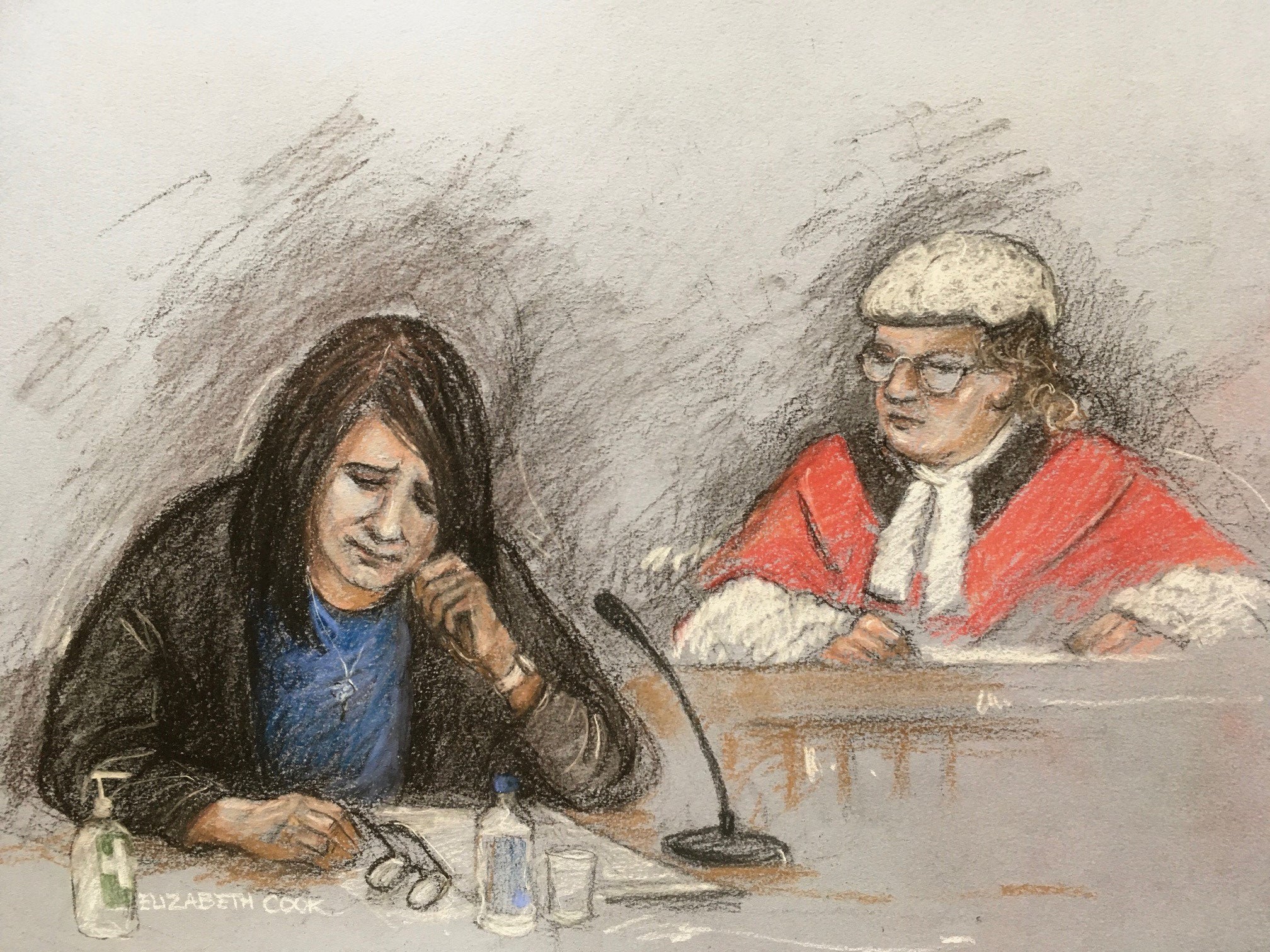 Williamson told the court her partner John Cole had threatened to kill Logan (Elizabeth Cook/PA)