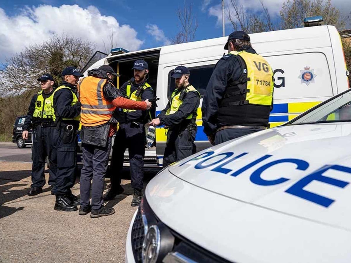 Activists aiming to cut petrol supply to south-east England occupy oil terminal