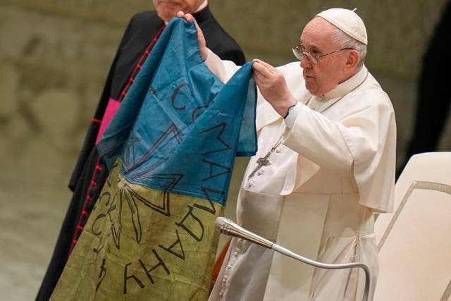 APTOPIX Vatican Pope Russia Ukraine War
