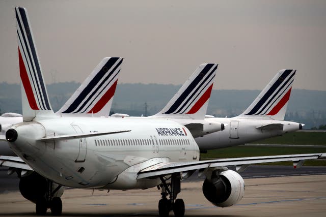 <p>Air France plans to axe as much as 55 per cent of its short and medium-haul flights on Friday </p>