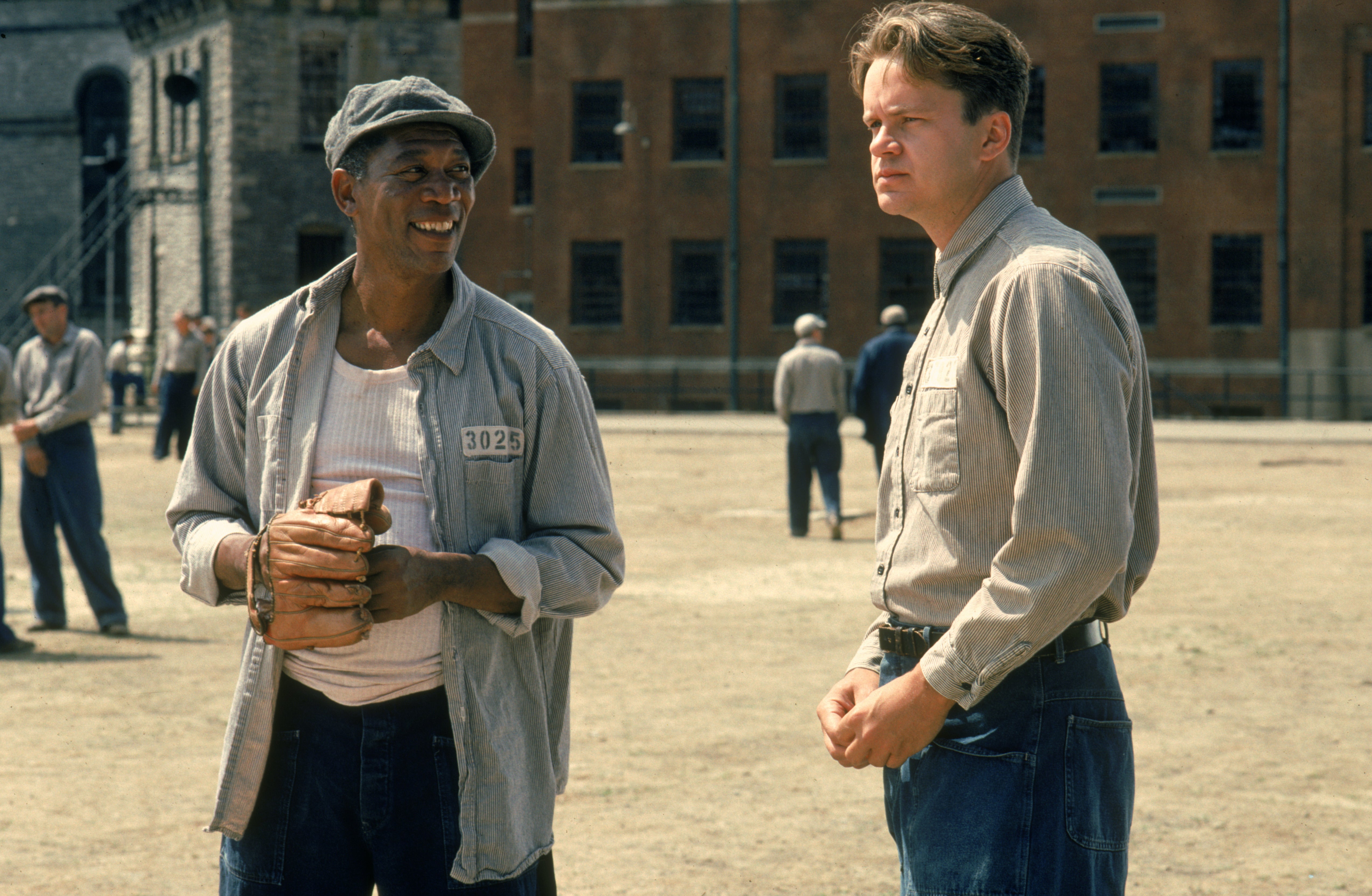 Morgan Freeman and Tim Robbins in ‘The Shawshank Redemption’