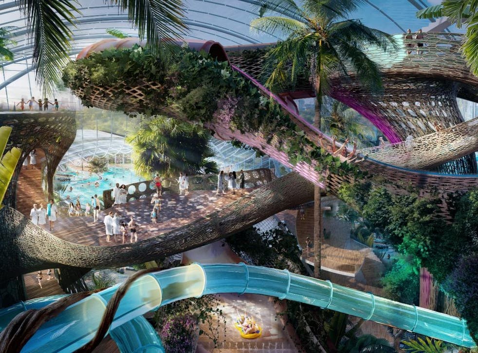 <p>New designs unveiled for the Therme Manchester, a new waterpark set to open in 2025</p>