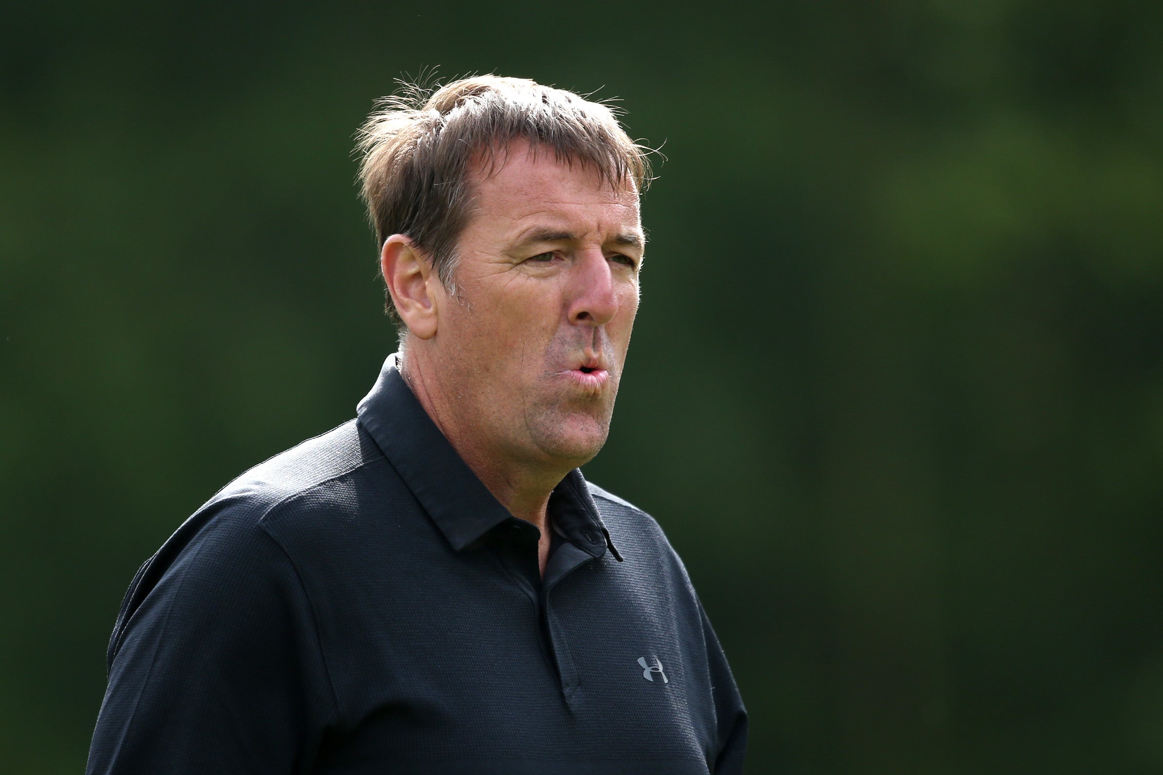 Le Tissier, he says, ‘stood down’ from his role as an ambassador for a football club, leaving him free, we must assume, to do more ‘research’ on the internet