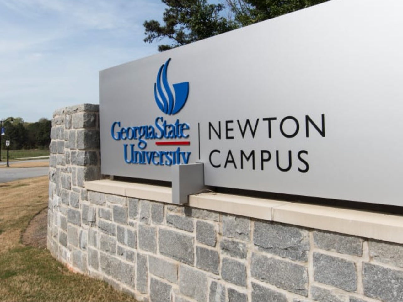 The entrance to the Newton campus of GSU