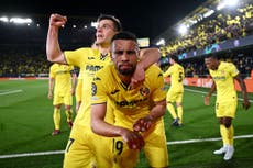 Villarreal shock Bayern Munich to earn narrow first-leg lead in Champions League quarter-final