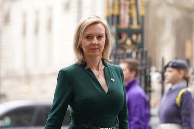 Liz Truss said the new sanctions are ‘some of our toughest yet’ (Kirsty O’Connor/PA)