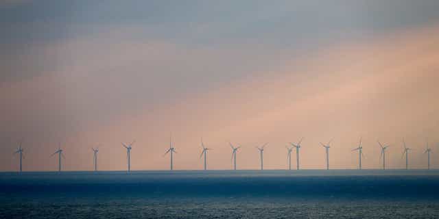 An offshore wind farm (John Walton/PA)