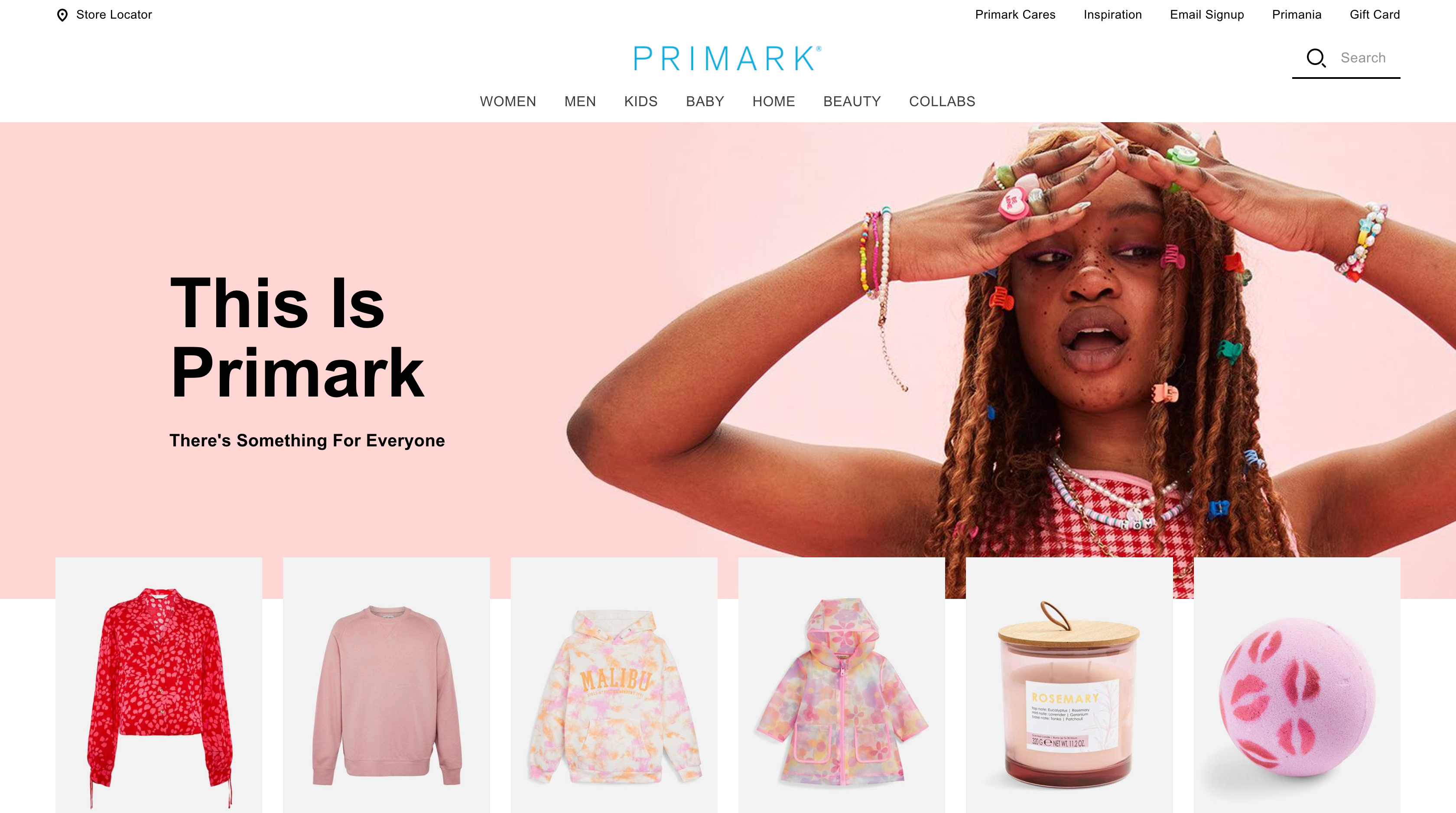 Primark’s website has been launched in the UK (Primark/PA)