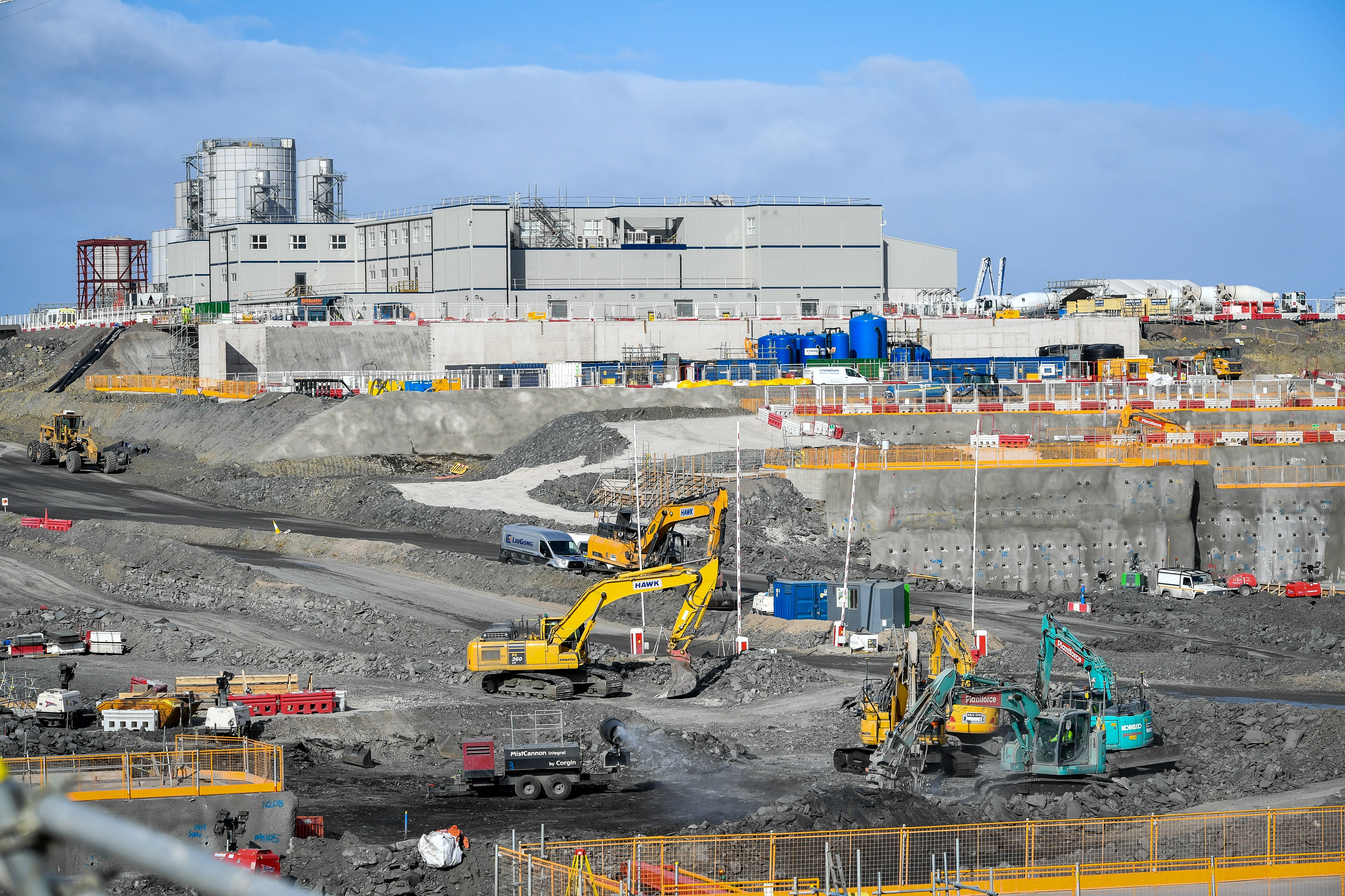 The UK Government wants to build eight new nuclear power plants by the end of this decade (PA)