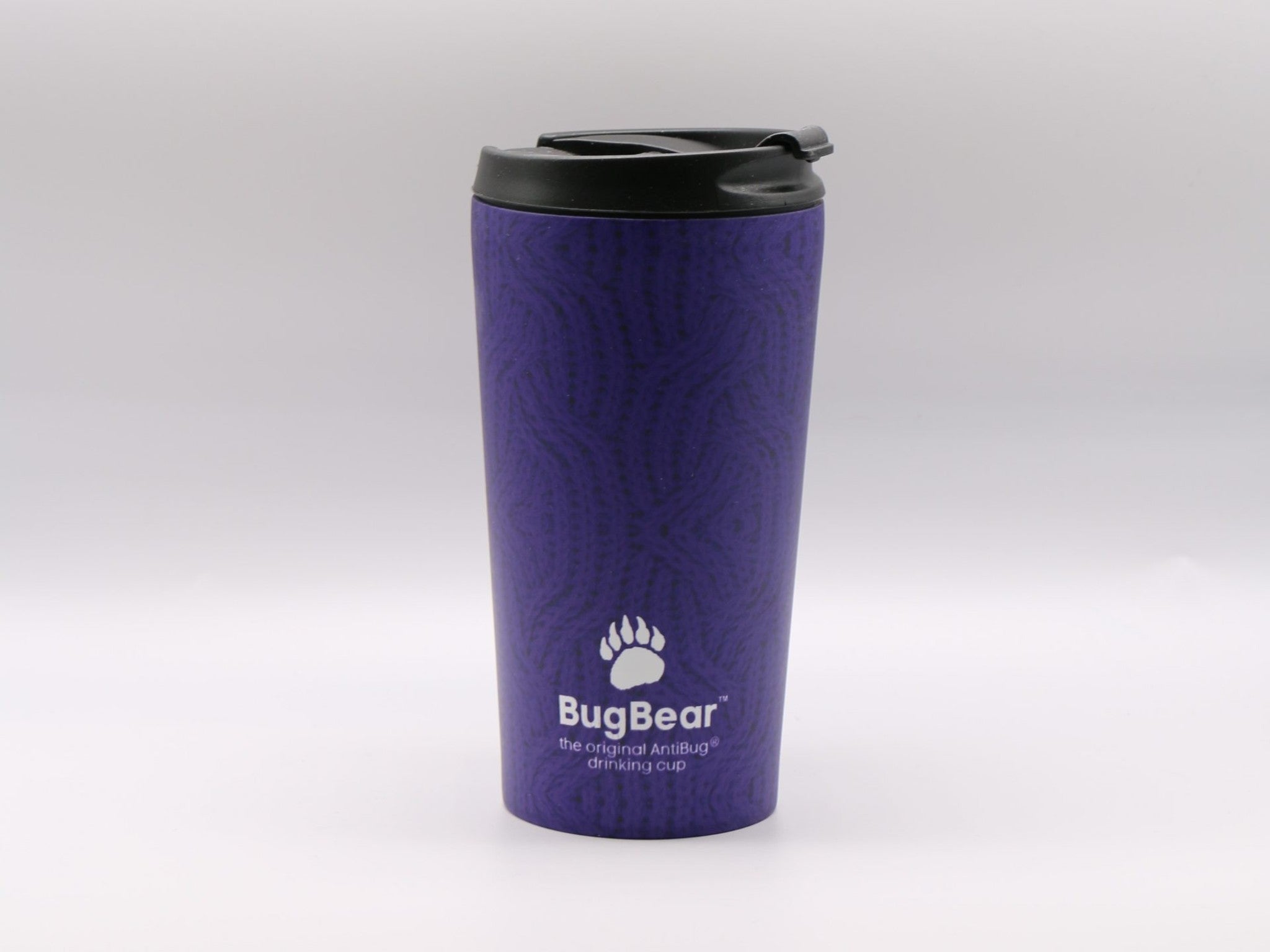 BugBear antimicrobial purple knit cup, 310ml  indybest