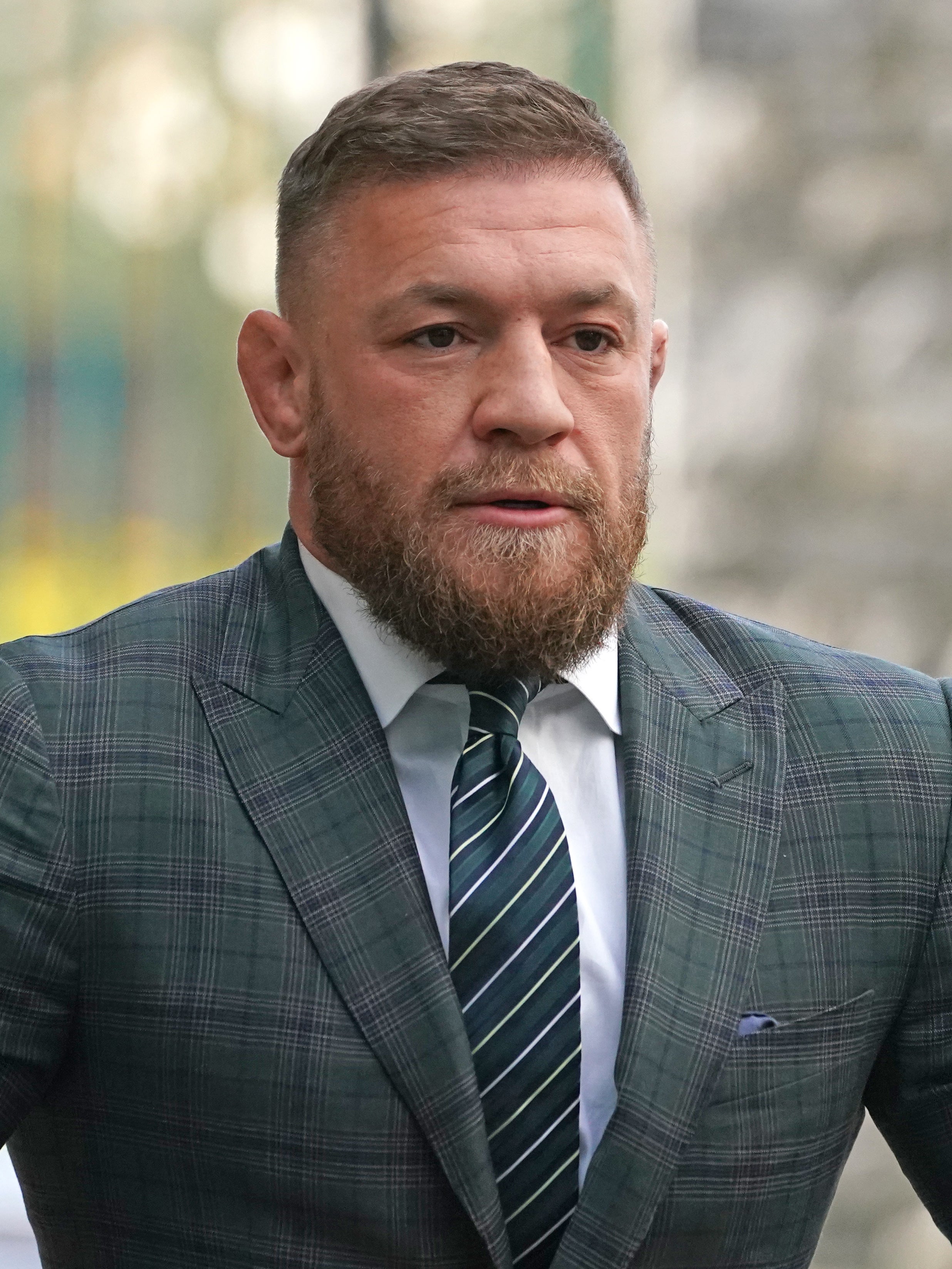 Conor McGregor arriving at Blanchardstown District Court (Brian Lawless/PA)