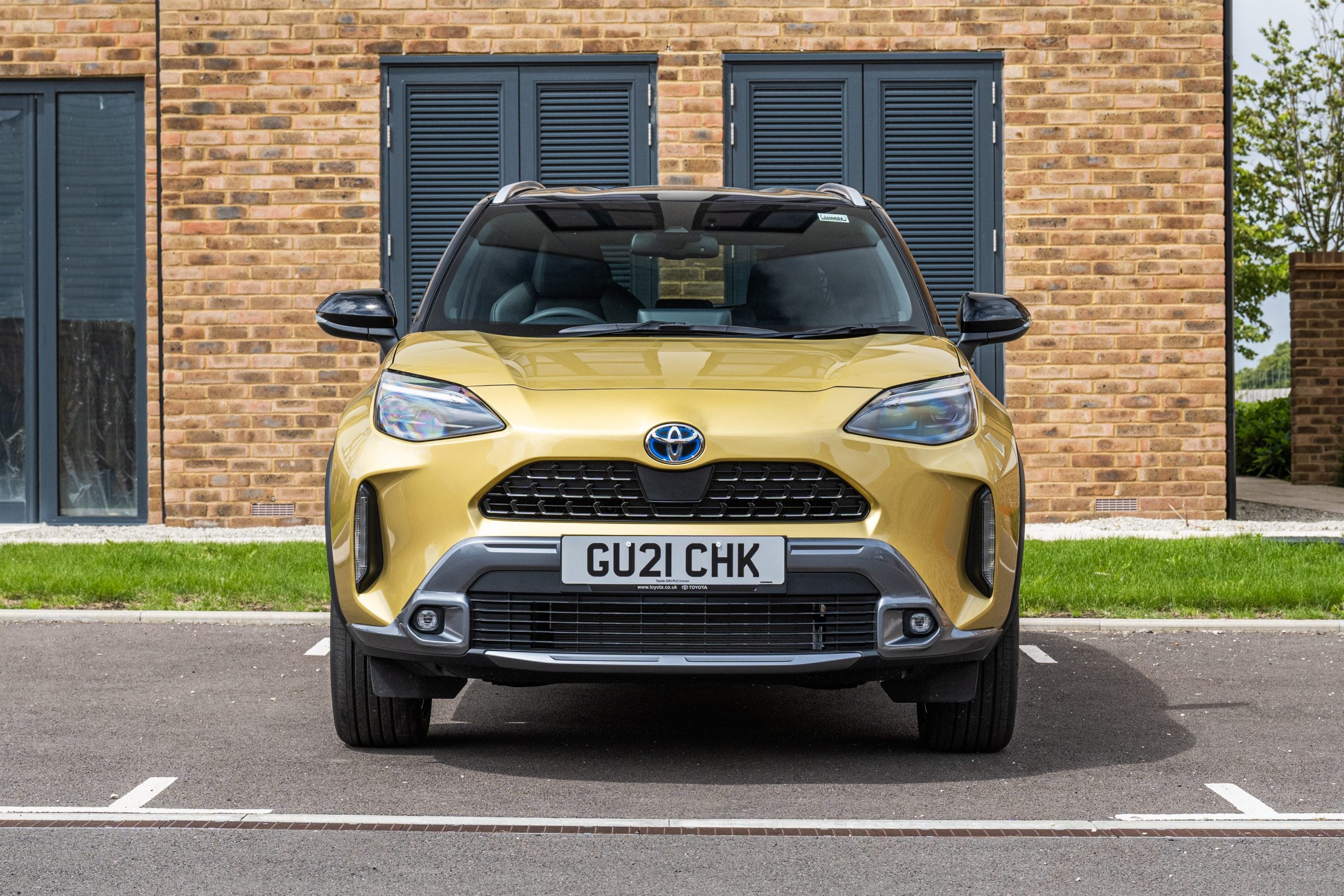 The Toyota Yaris Cross does actually look a little bit cross about the world, like an out-of-sorts six-year-old