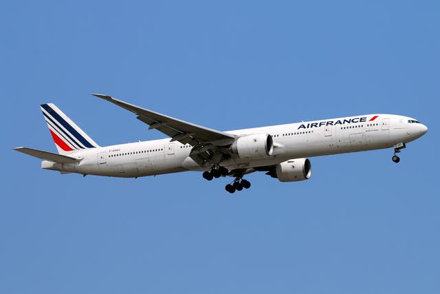 <p>An Air France Boeing 777 </p>