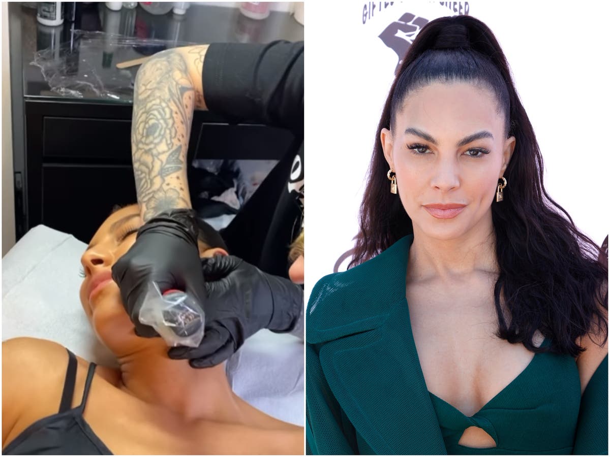 Selling Sunset star gets face tattoo: &lsquo;Go hard or go home&rsquo;