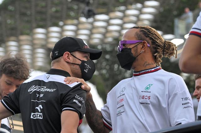 <p>Bottas and Hamilton remain friends despite parting ways last year</p>