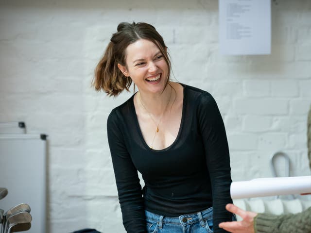 <p>Wilson in rehearsals for ‘The 47th'</p>