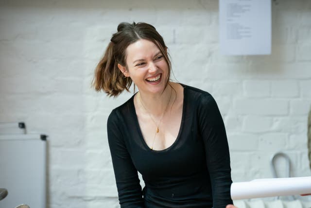 <p>Wilson in rehearsals for ‘The 47th'</p>