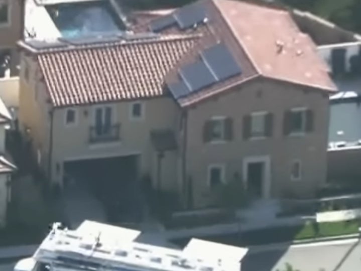 The Irvine, California home where a family of three’s badly decomposing bodies were found in April. Police located the bodies after the family’s relatives in Canada requested a welfare check.