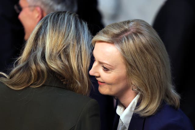 <p>‘Psst. I’m not really Liz Truss, I’m just like her. Pass it on’ </p>