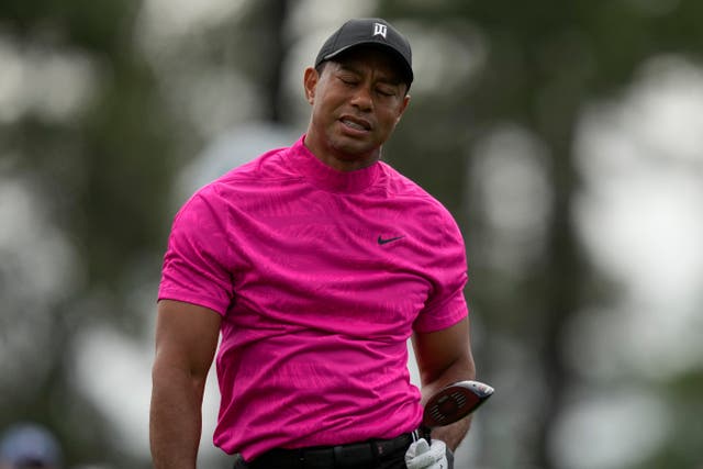 Tiger Woods had a mixed start to his Masters campaign (Matt Slocum/AP)
