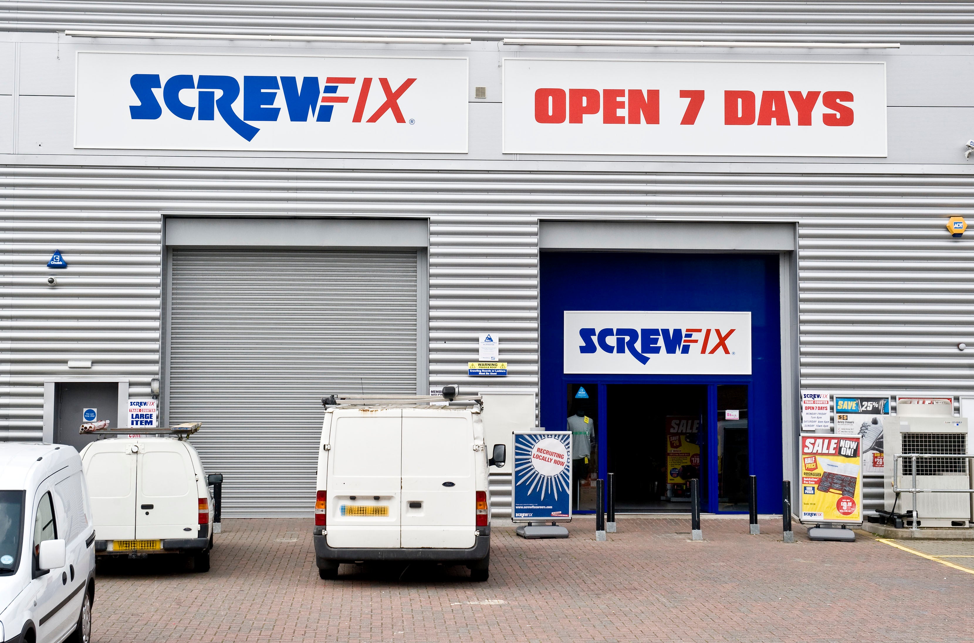 Robust performance from Screwfix also supported the group, posting a 7.1 per cent surge in second-quarter revenues (PA)