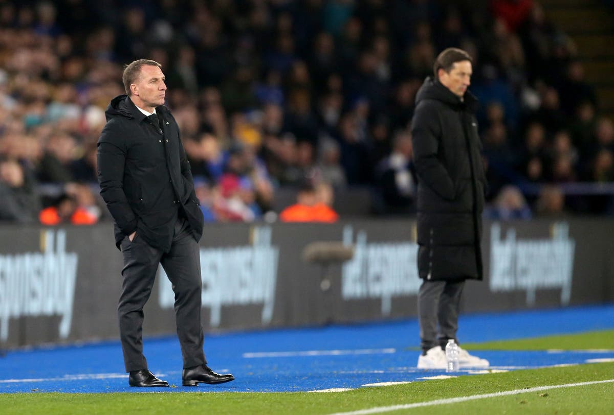 Brendan Rodgers confident despite Leicester&rsquo;s first-leg draw with PSV