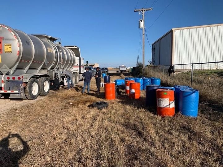 A trucker was falsely accused of hauling 700 gallons of liquid meth that turned out to just be a mixture of oil and diesel