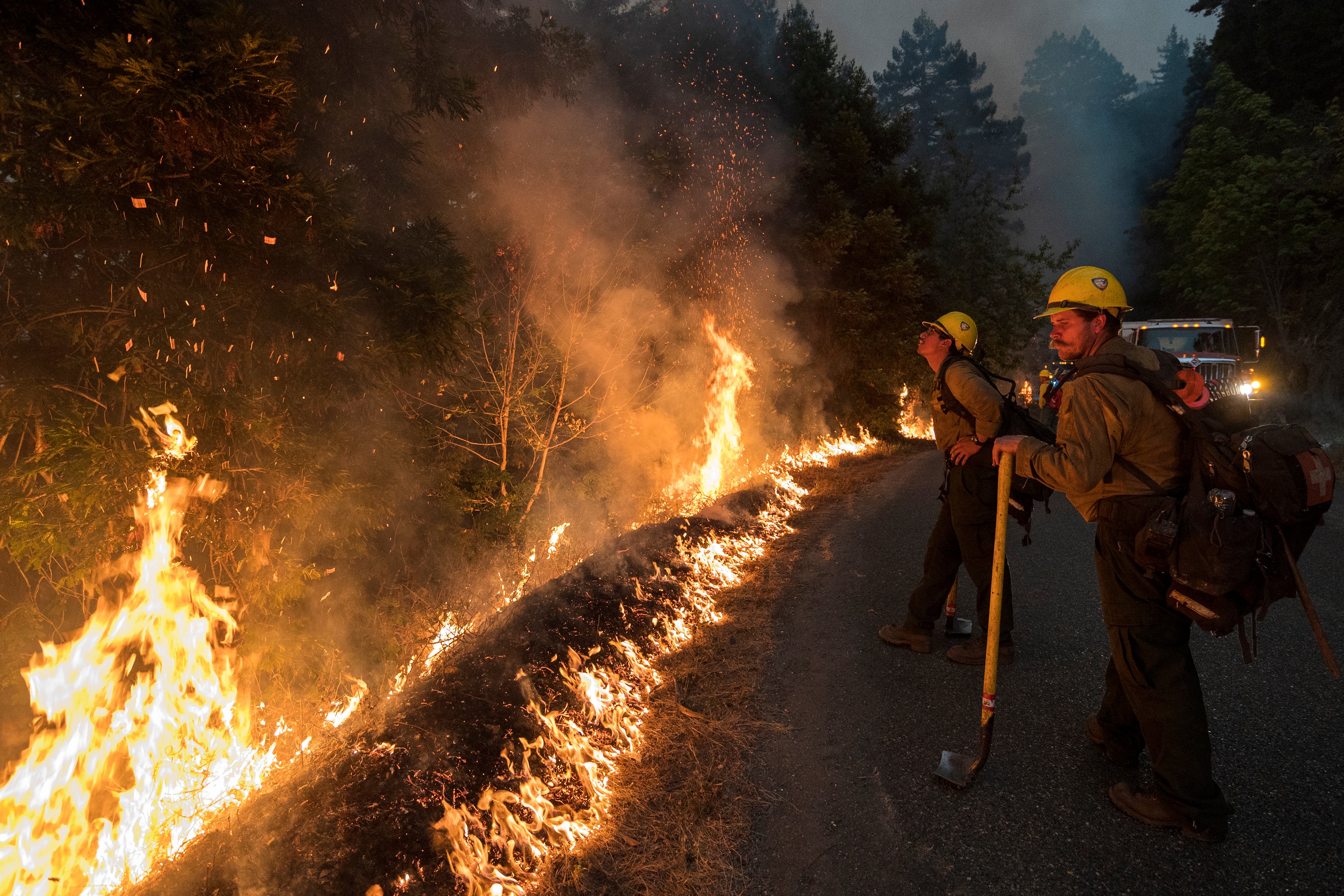 California Wildfire-Condor Sanctuary Burns