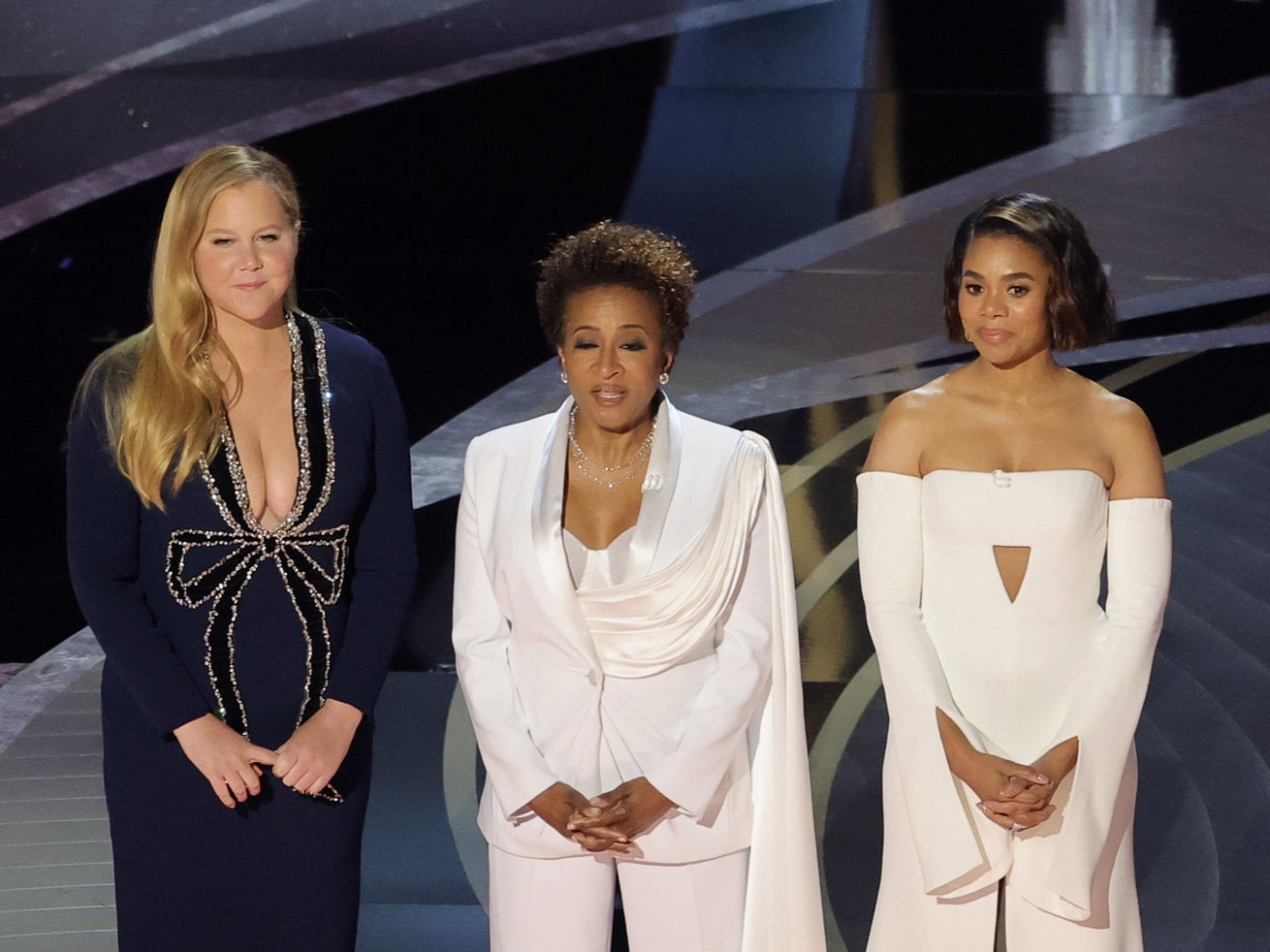Amy Schumer hosted the Oscars alongside Wanda Sykes and Regina Hall