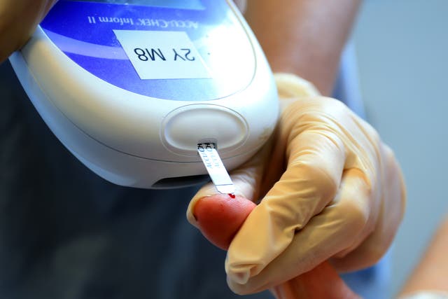 Diabetes UK said there is ‘still work to do to unpick the link between the two conditions’ (PA)