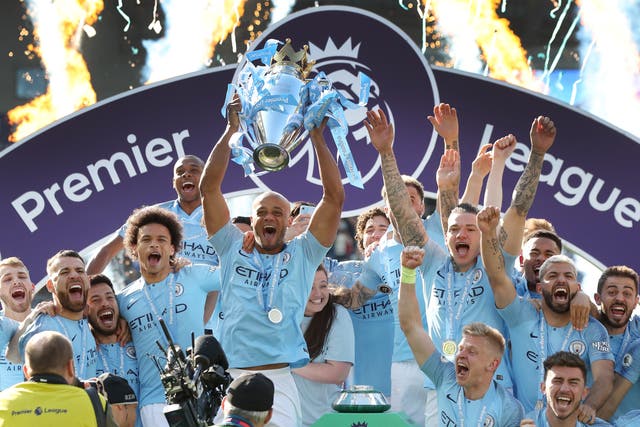 Manchester City came out on top in 2018-19’s epic Premier League title battle with Liverpool (Nick Potts/PA)