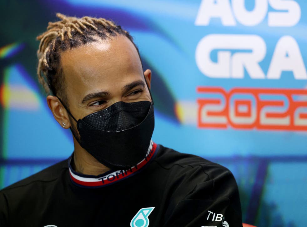 Lewis Hamilton laughs off F1's jewellery ban as Mercedes struggle again |  The Independent