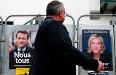 Macron confident as far-right rival closes in ahead of vote