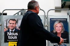 In France, a nail-biting election as Macron's rival surges
