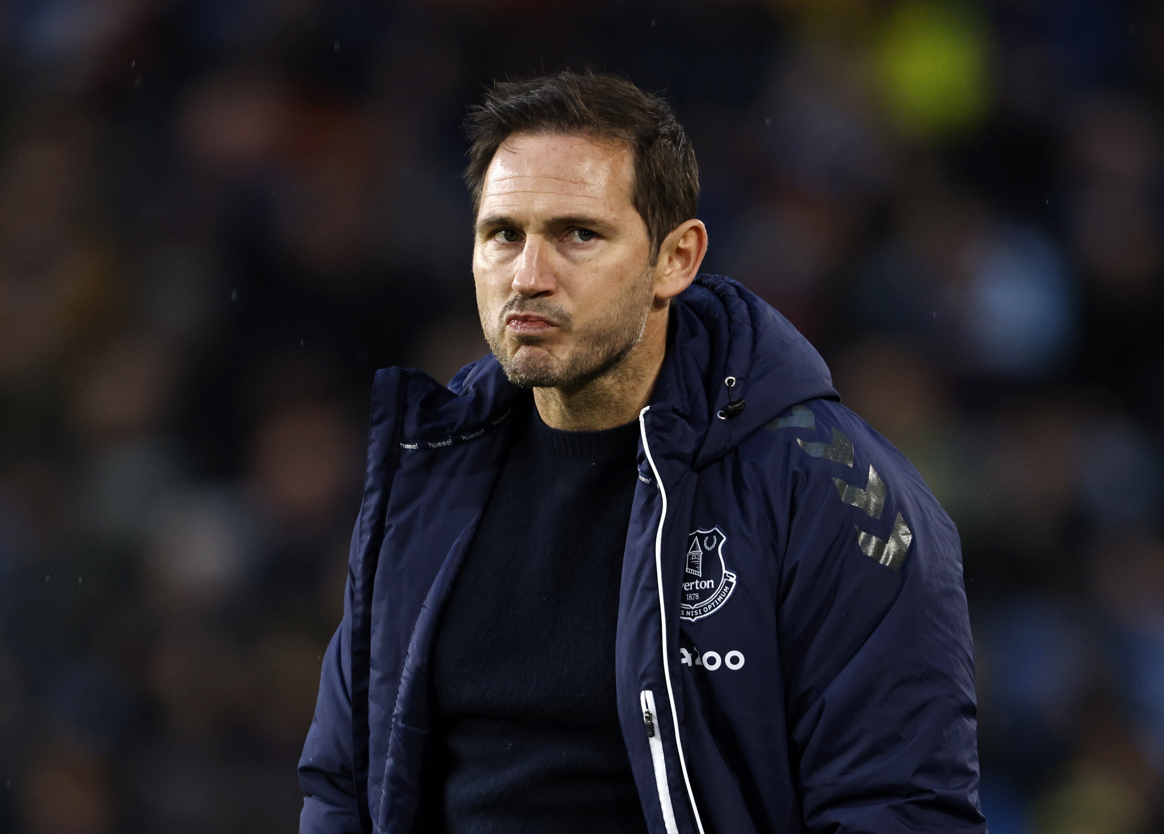 Everton manager Frank Lampard is not concerned about his future (Richard Sellers/PA)