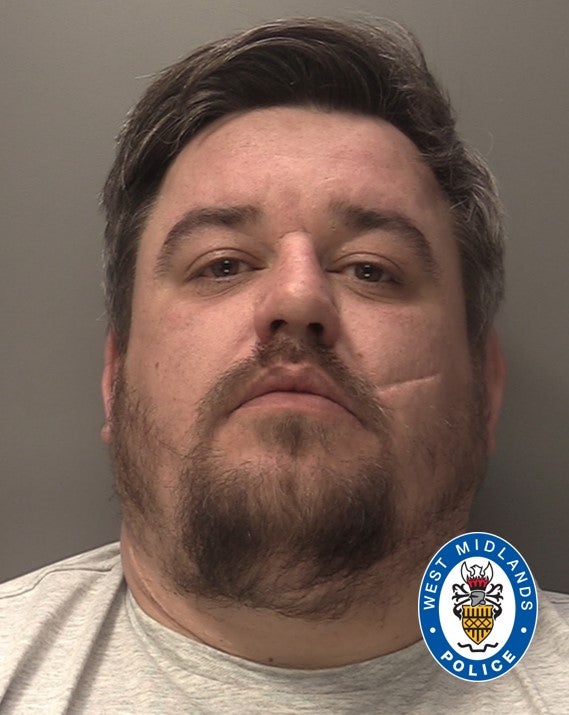 A custody image of James Davis released by West Midlands Police.