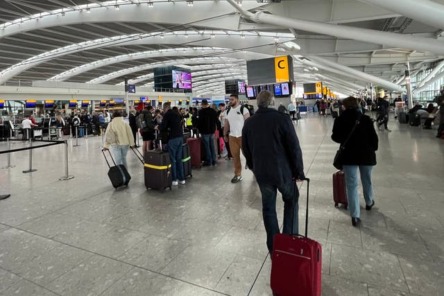 <p>Going places: Terminal 5 at London Heathrow</p>