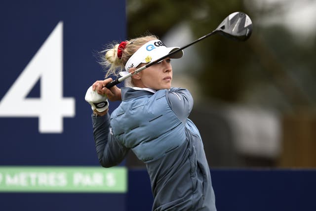 Nelly Korda has undergone surgery on a blood clot in her arm (Ian Rutherford/PA)