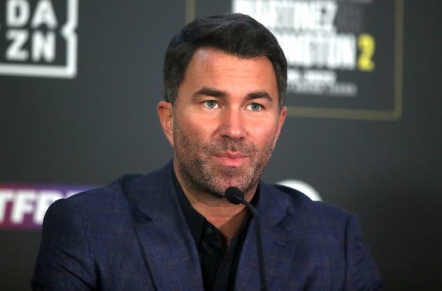 <p>Eddie Hearn’s Matchroom signed a five-year DAZN deal in 2018</p>