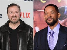 Ricky Gervais on Will Smith’s 10-year Oscars ban: ‘Hopefully, he’ll only do six years with good behaviour’