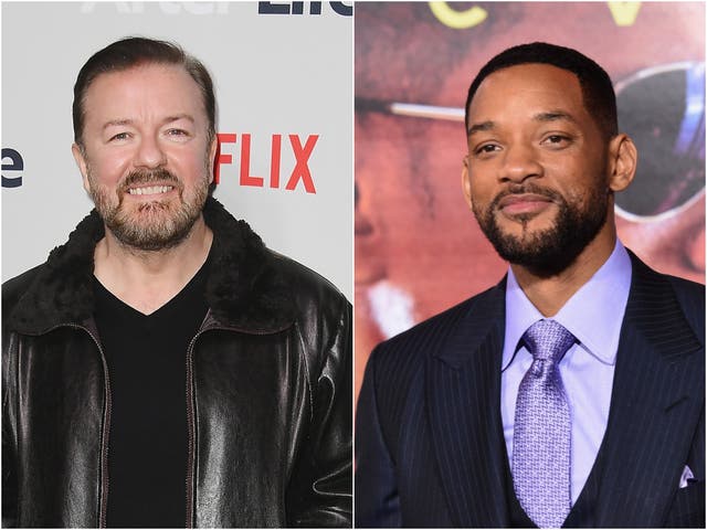 Ricky Gervais y Will Smith