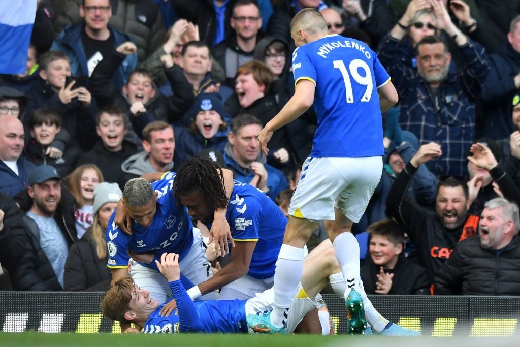 The 21-year-old’s winner gives the Merseyside club some breathing room in the relegation battle