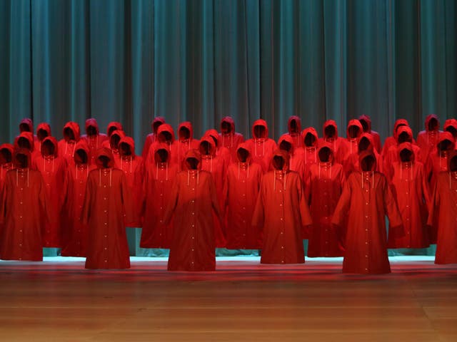 <p>‘The Handmaid’s Tale’ at the Coliseum, London </p>