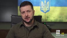 'Ukrainian courage should be shared by everyone': Zelensky urges more action against Russia