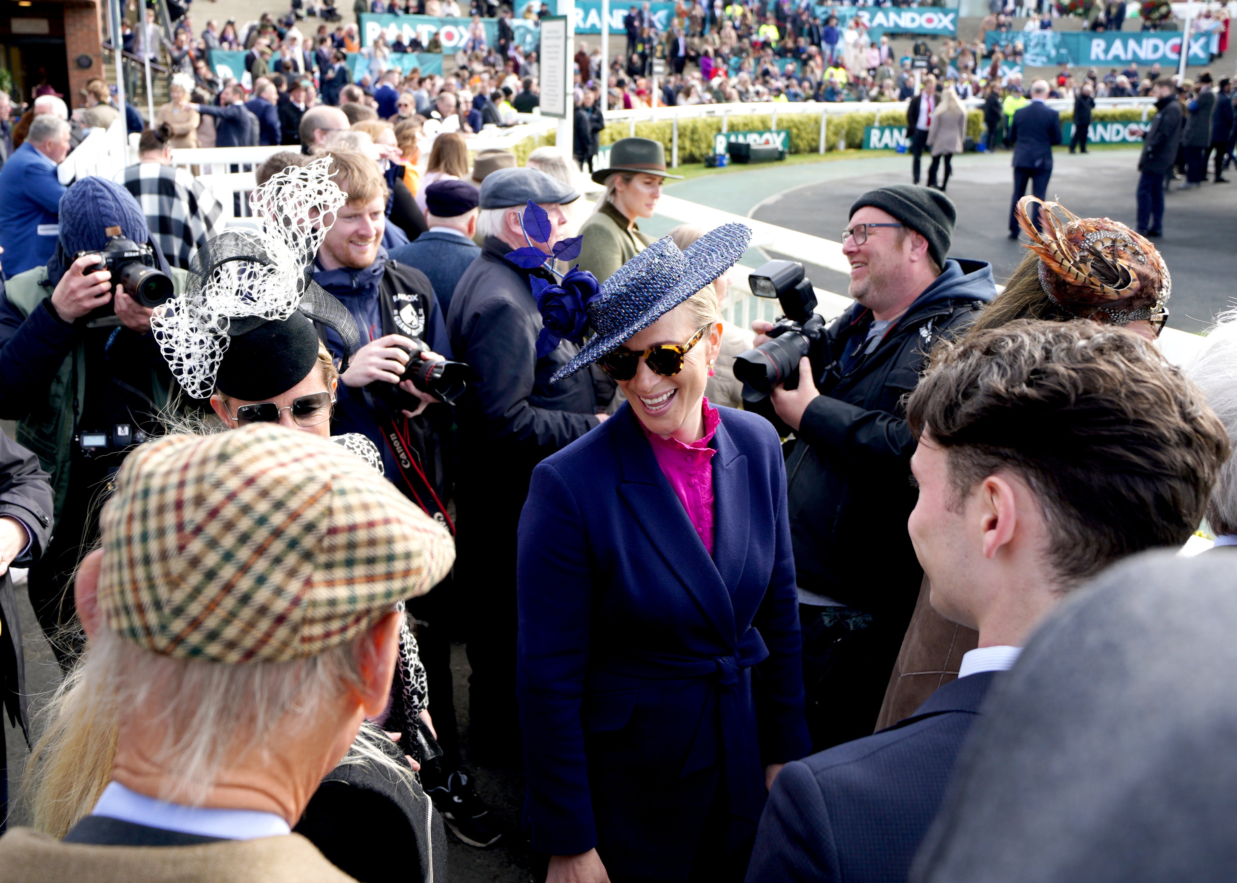 Zara Tindall during Grand National Day of the Randox Health Grand National Festival 2022 (Peter Byrne/PA)