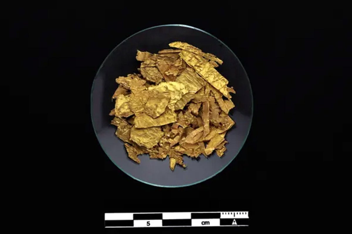 <p>Gold jewellery found in Spain – literally </p>
