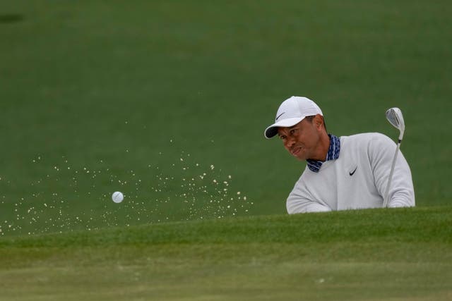 Tiger Woods struggled on the greens during the third round of the Masters (Matt Slocum/AP)