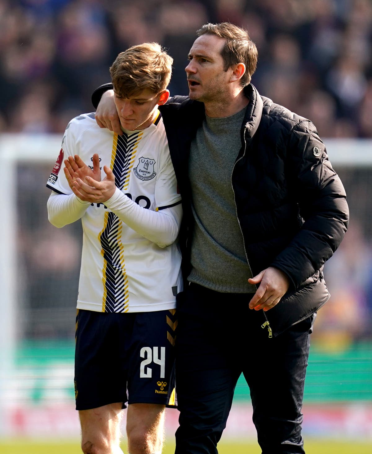 Anthony Gordon and Frank Lampard agree Everton still have plenty of work to do